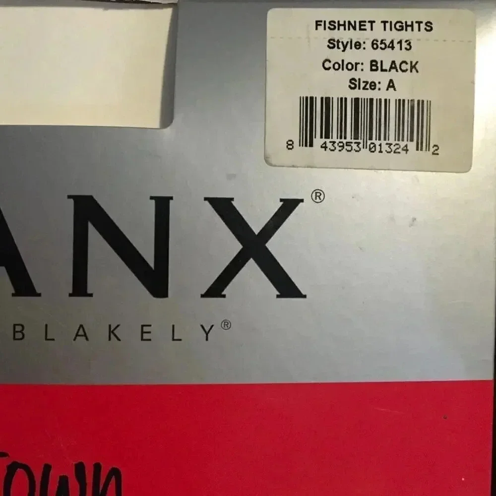 NEW Spanx Women  Black Uptown Tight-End Fishnet Tights